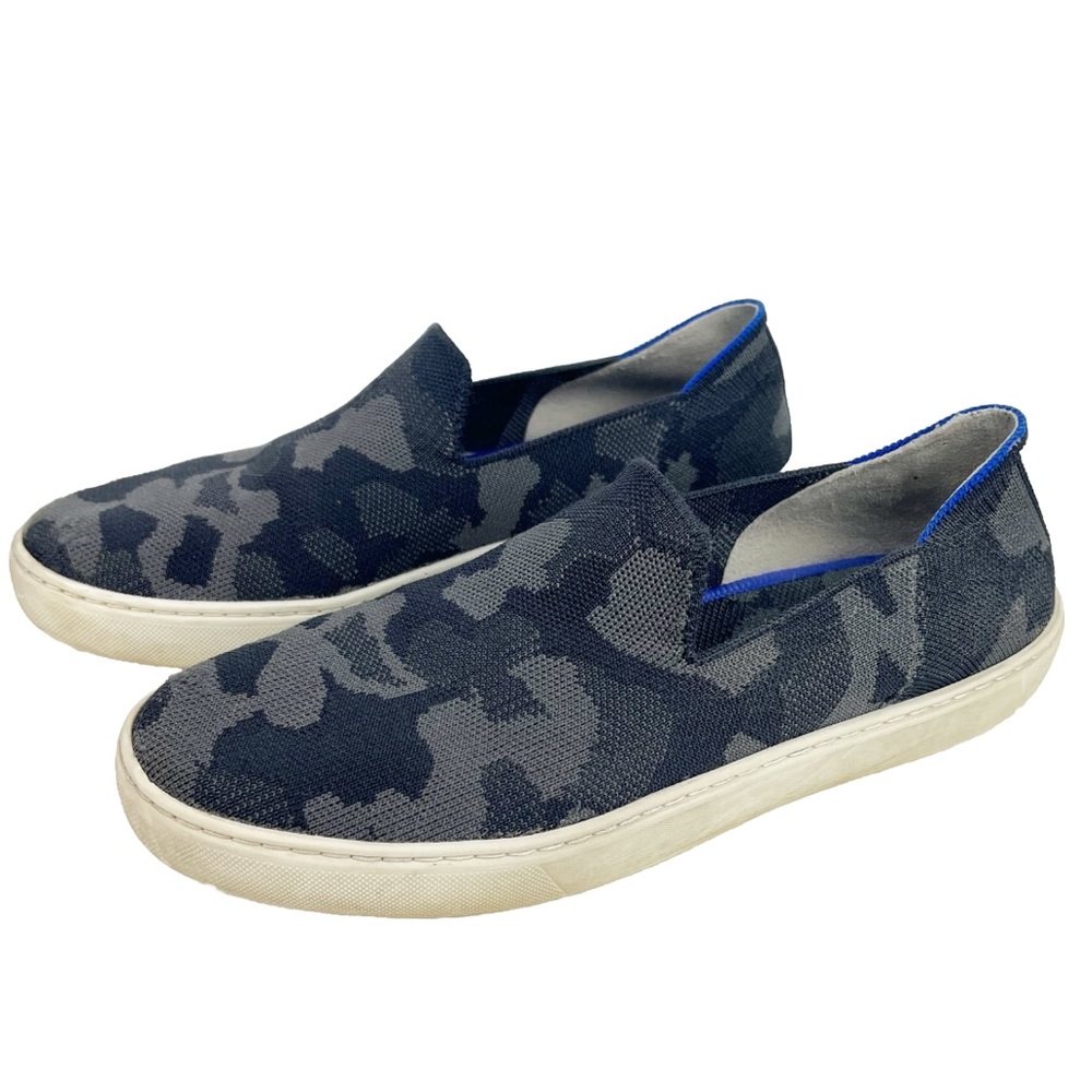 Rothy’s Original Slip On Sneaker Gray Camo Size 9.5